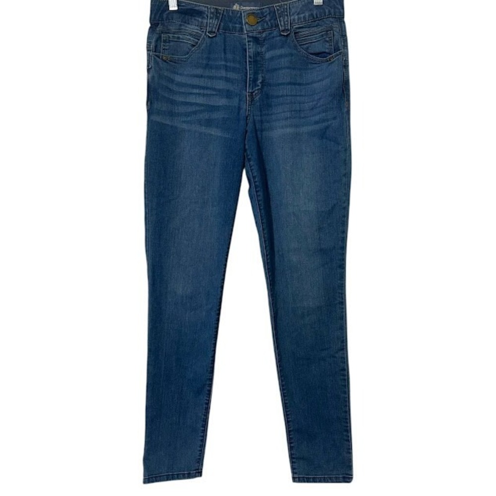 Democracy Ab Technology "Ab"solution Mid Wash Stretch Skinny Jeans Womens 8